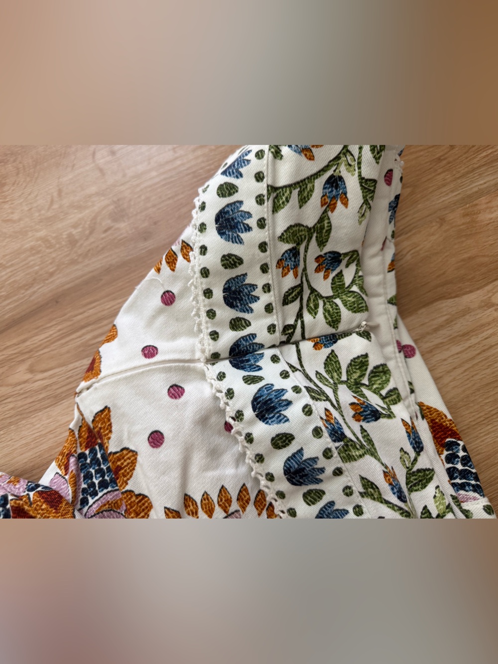 FARM RIO
Wrap-effect floral-print cotton mini skirt - Picture 10 of 11